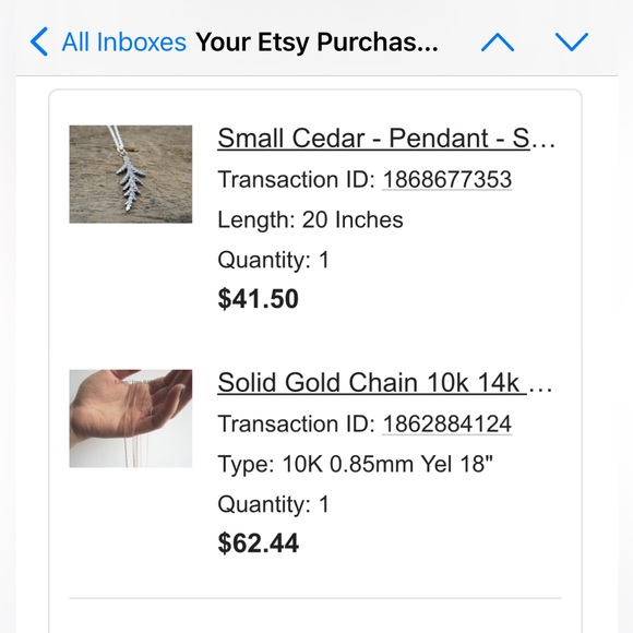 10k Dainty Chain 18” - Picture 3 of 3